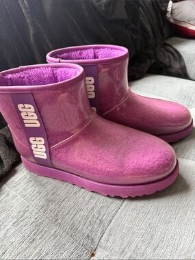UGG women’s Purple Waterproof Shearling Boot